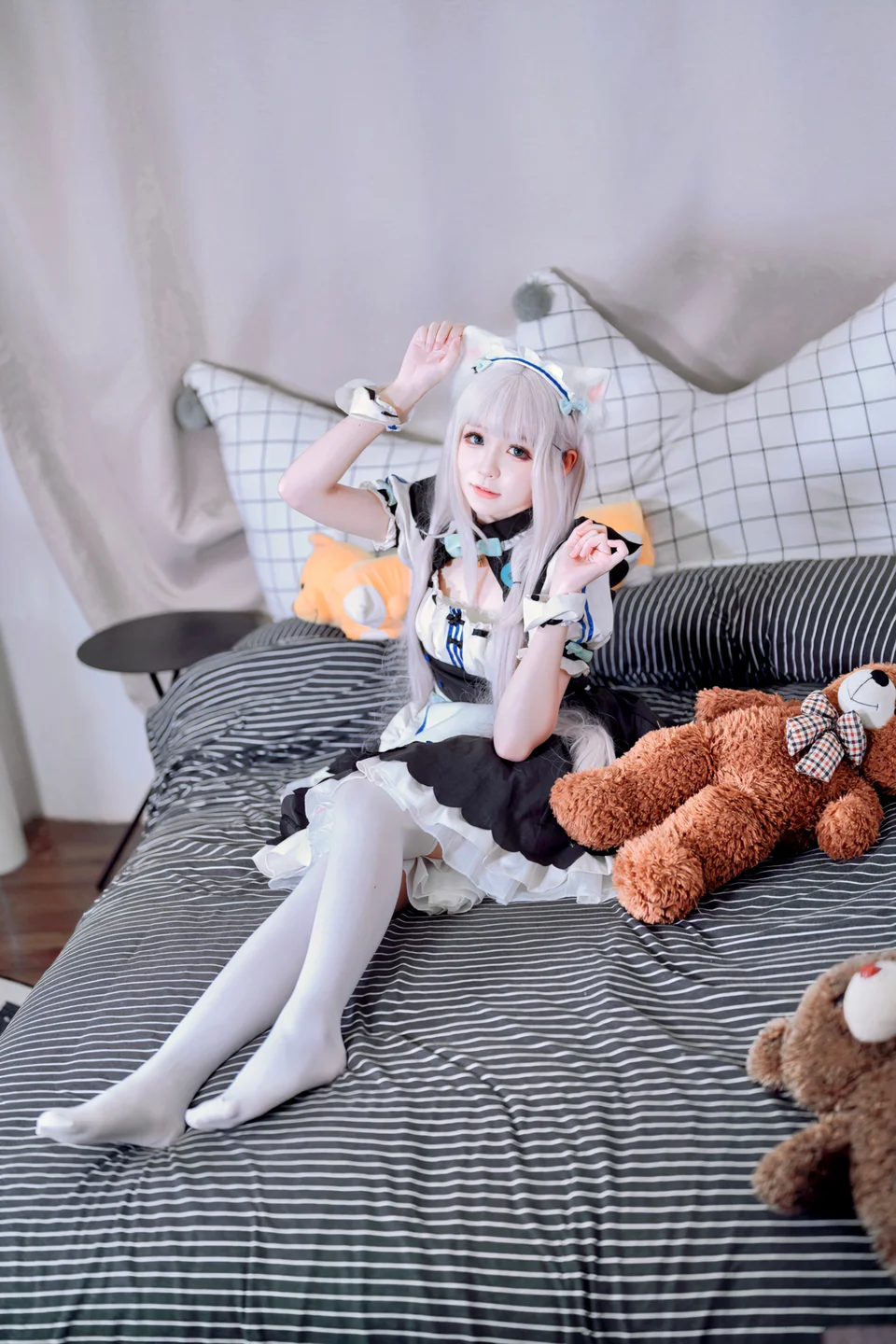 「茶教授」猫耳女仆 [18P] icoser.la (007).webp